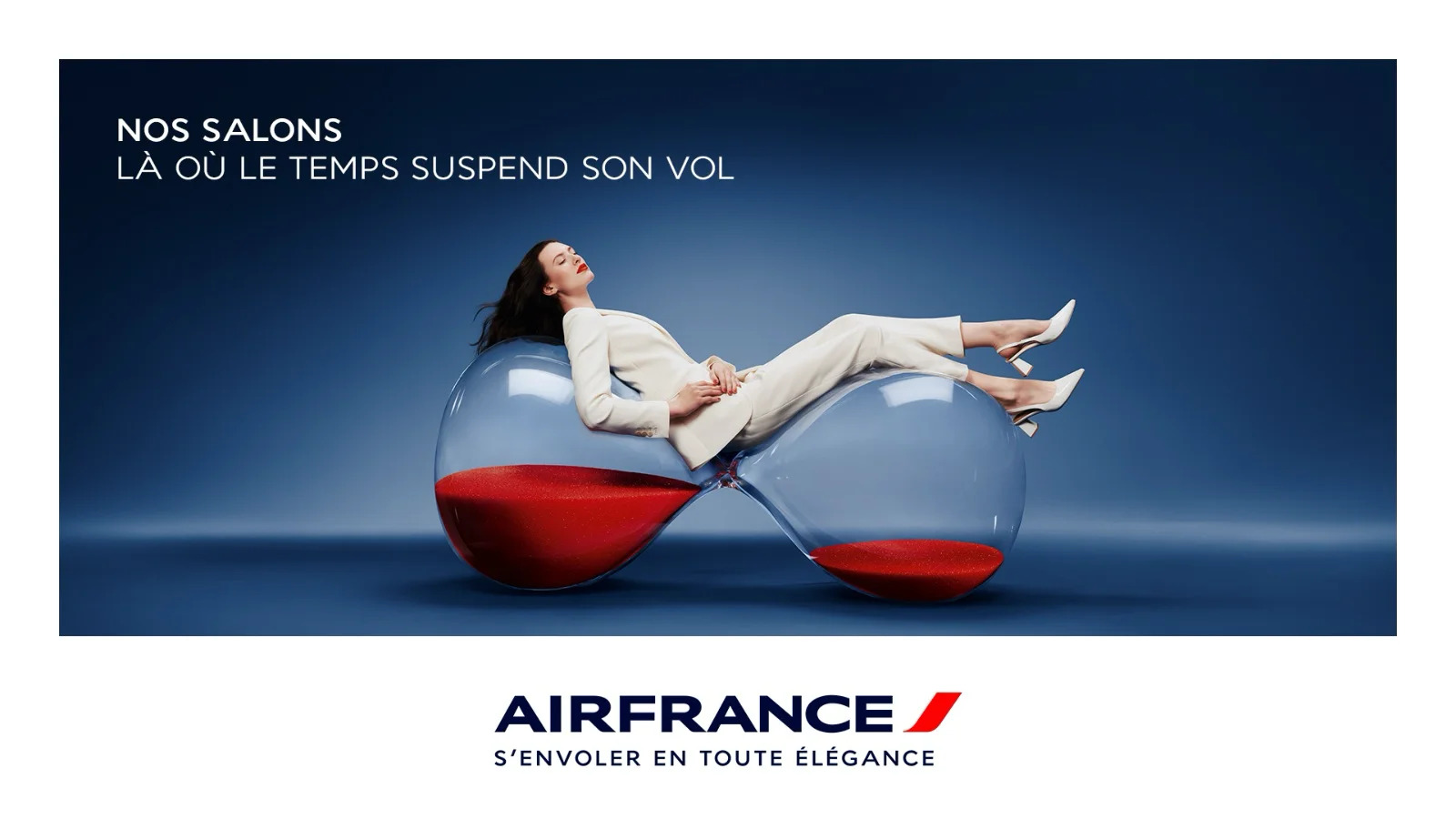 Sablier et bulles gonflables pour Air France — Air France