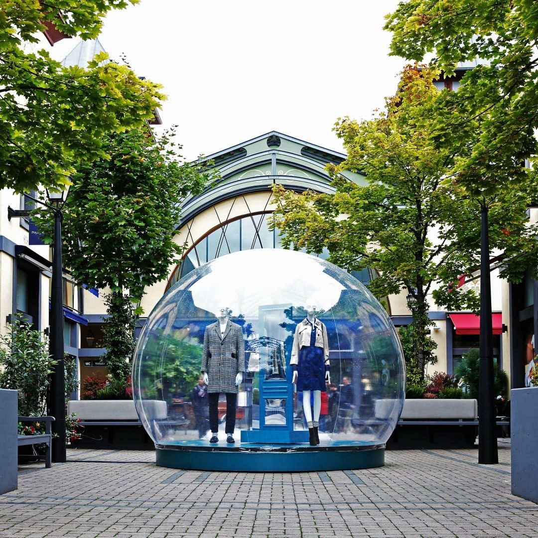 Vitribulle gonflable transparente sur mesure
